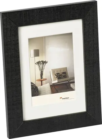 Walther Home 10x15 Holz-Fotorahmen Schwarz