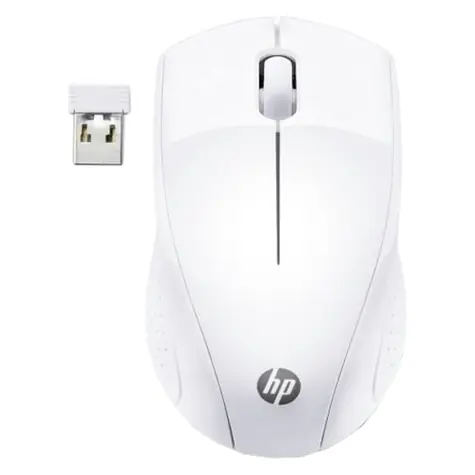HP 220 weiß / kabellose optische Maus / 1600 dpi / 2,4 GHz