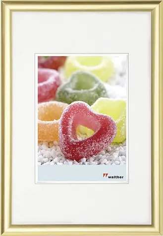Walther Trendstyle 30x45 Kunststoff-Fotorahmen gold 