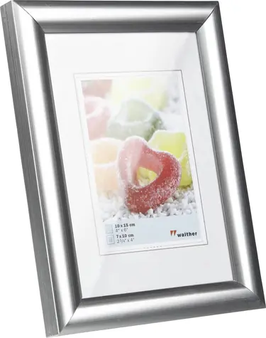 Walther Trendstyle 13x18 Kunststoff-Fotorahmen silber 