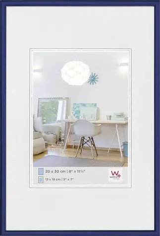 Walther New Lifestyle 20x30 Kunststoff-Fotorahmen blau