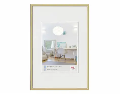 Walther New Lifestyle 20x30 Kunststoff-Fotorahmen gold 