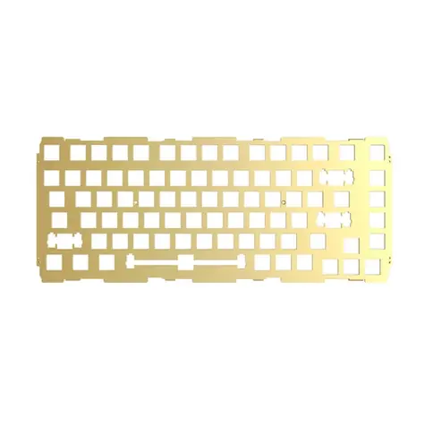 Glorious GMMK Pro 75 % Schalterplatte ANSI - Messing / Messing-Schalterplatte / für Tastatur GMMK Pro 75 % Barebone