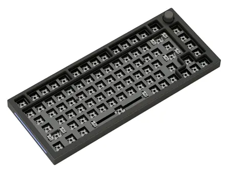 Glorious GMMK Pro Black Slate Barebone ANSI schwarz / Gaming 75 % TKL-Taste. / ohne Schalter / USB-C / ANSI-Layout / RGB / 1,8 m