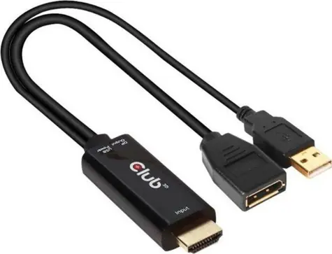 Club3D Adapter HDMI (M) auf DisplayPort (F) / 4K / 60Hz