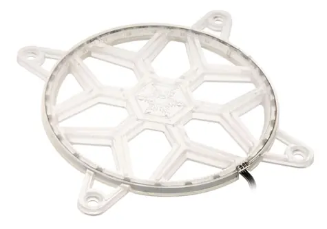 Silverstone SST-FG141 Lüftergitter 140 mm RGB klar / 28 RGB-LEDs