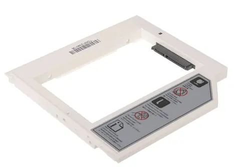 Silverstone SST-TS08 Slim ODD-Adapter für 9,5-mm-Steckplatz weiß / Slimline 2,5-Zoll-SATA 