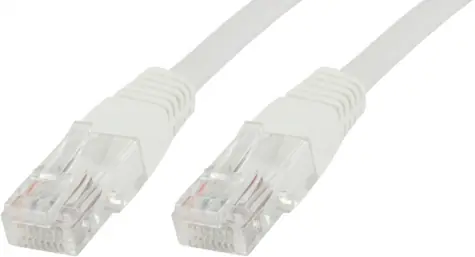 MicroConnect CAT5e U/UTP 2m weiß / PVC
