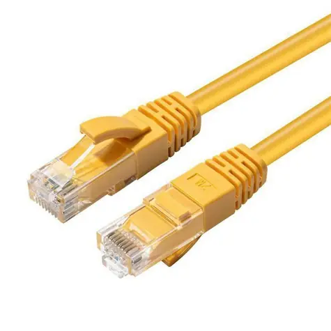 MicroConnect CAT5e U/UTP 0,5 m gelb / PVC