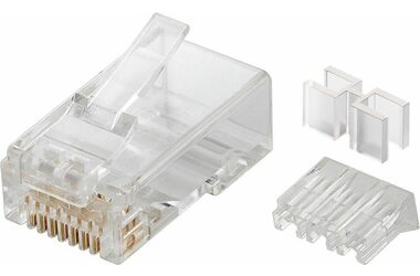 MicroConnect Stecker RJ-45 MP8P8C CAT6 klar 10St