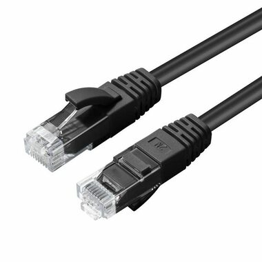 MicroConnect CAT6 U/UTP 0,4m schwarz / LSZH