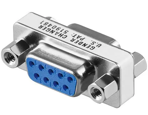 MicroConnect Mini-Gender-Adapter DB9 F/F
