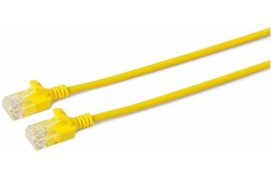 MicroConnect CAT6a U/UTP SLIM 3M gelb / LSZH