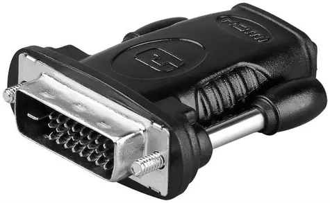 MicroConnect Adapter HDMI (F) - DVI-D (M) schwarz / WQXGA (2560 x 1600) @ 60Hz / Plug & Play