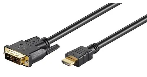 MicroConnect Kabel Single-Link HDMI (M) - DVI-D 18+1 (M) 3M schwarz / FullHD (1920x1080) @ 60Hz / bidirektional 