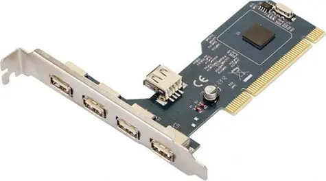 MicroConnect 4+1 USB2.0 PCI / PCI-Erweiterungskarte / 4+1x USB2.0