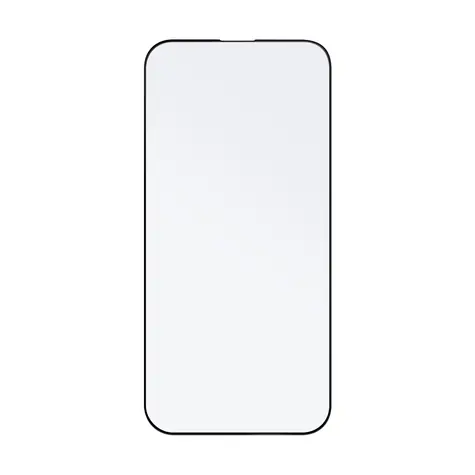 FIXED Schutzhülle aus gehärtetem Glas Full-Cover für Apple iPhone 14 Pro schwarz / Verklebung über das gesamte Display