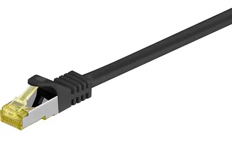 MicroConnect CAT7 S/FTP Patchkabel 10m schwarz / LSZH