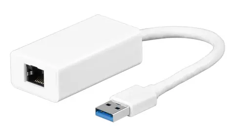MicroConnect Adapter USB3.0 A (M) - RJ-45 (F) weiß / 1000Mbit/s