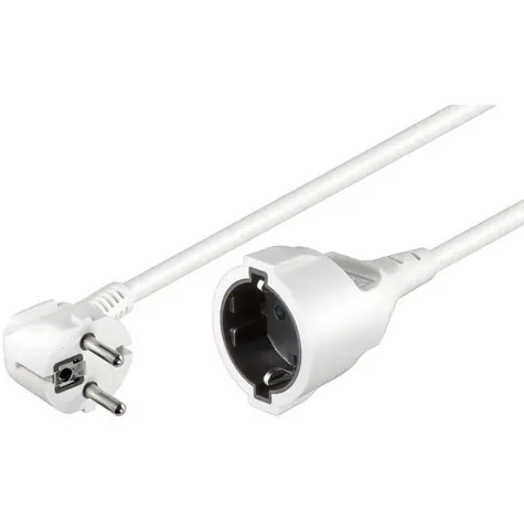 MicroConnect Schuko-Verlängerungskabel mit MF-Schutzkontaktstecker 10m weiß