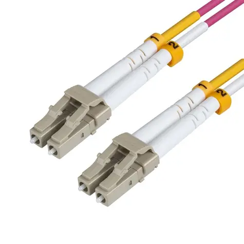MicroConnect Cable LC/LC Multimode Duplex OM4 15m violett