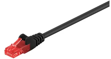 MicroConnect CAT6 U/UTP VALUEPACK 5m schwarz / PVC / 10 Stück 
