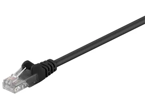 MicroConnect CAT5e U/UTP 25m schwarz / PVC