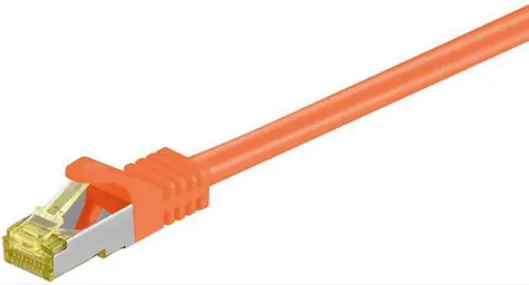 MicroConnect CAT7 S/FTP Patchkabel 10m orange / LSZH