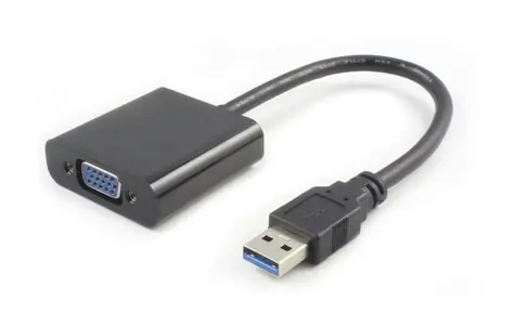 MicroConnect Adapter USB3.0 A (M) - VGA (F) schwarz 