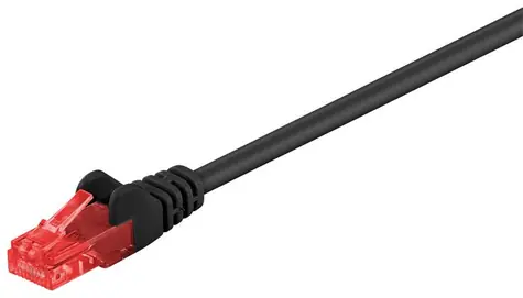 MicroConnect CAT6 U/UTP 25m schwarz / LSZH