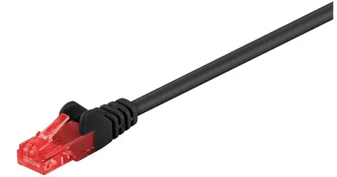 MicroConnect CAT6 U/UTP VALUEPACK 15m schwarz / PVC / 5 Stück 