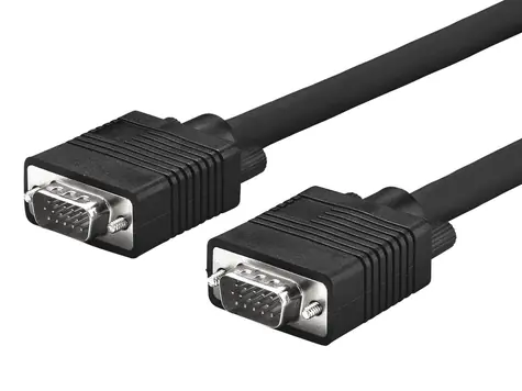MicroConnect Kabel Full HD SVGA HD15 20m schwarz / Full HD (1920x1080) @ 60Hz