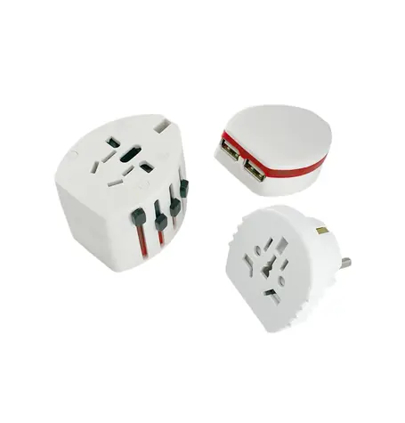 MicroConnect SKROSS WORLD Adapter Dual USB weiß 