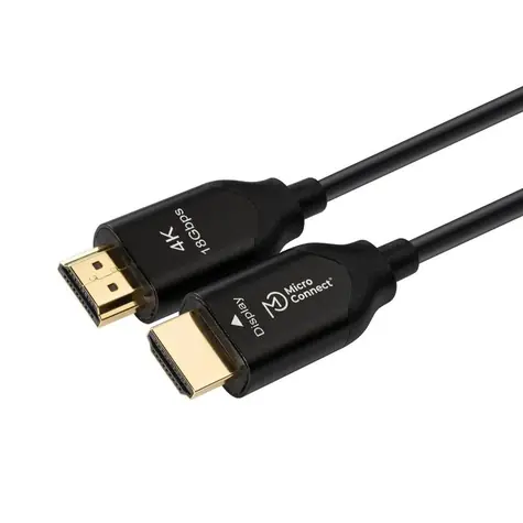 MicroConnect Premium Glasfaser HDMI 2.0 MM 25m schwarz