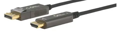 MicroConnect Premium Glasfaserkabel DisplayPort 1.4 (M) - HDMI 2.0 (M) 30m schwarz