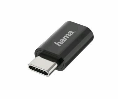 HAMA 200310 Reduzierung von USB-C-Stecker auf Micro-USB-Buchse 