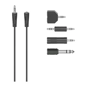 HAMA 205122 Audio-Klinkenanschluss-Set Schwarz / 5-tlg