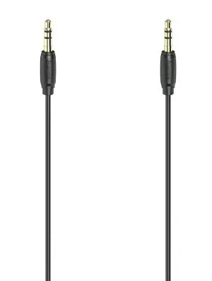 HAMA 205118 Audio-Slim-Kabel Klinke - Klinke 1,5 m schwarz 