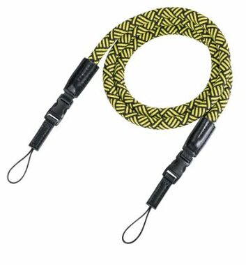 HAMA 27213 Braid 120 schwarz-gelb / Kameragurt / 120 cm