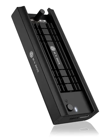 Icy Box IB-180MC-C31 schwarz / Dockingstation für M.2 NVMe&SATA SSD 