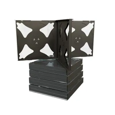 MediaRange BOX34-4 Hülle für 4X CD/DVD klar / 5Stk 