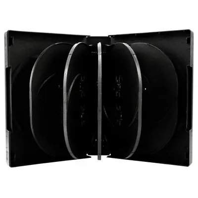 MediaRange BOX18 DVD-Hülle für 12 Discs schwarz / 39 mm 
