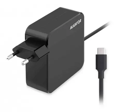 Aligator USB-C Ladegerät für Laptops (CHNT002) schwarz / USB-C / 65W 