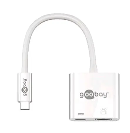 goobay 62110 TV Adapter USB-C Stecker > HDMI Buchse & USB-C