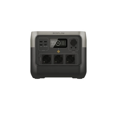 EcoFLow RIVER 2 Pro schwarz / Ladestation / 768Wh / 800 W / LCD-Display
