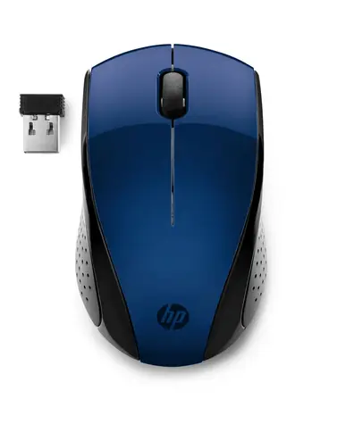 HP 220 blau / kabellose Maus / optisch / 1600 dpi / USB