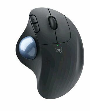 Logitech ERGO M575 Wireless Trackball für Unternehmen Graphit / kabellose Lasermaus / Trackball / 5 Tasten