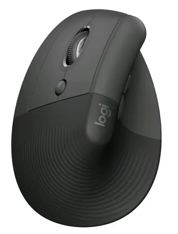 Logitech Lift Vertical Ergonomische Maus für Unternehmen links schwarz / Ergonomische Maus / USB / nur für Linkshänder