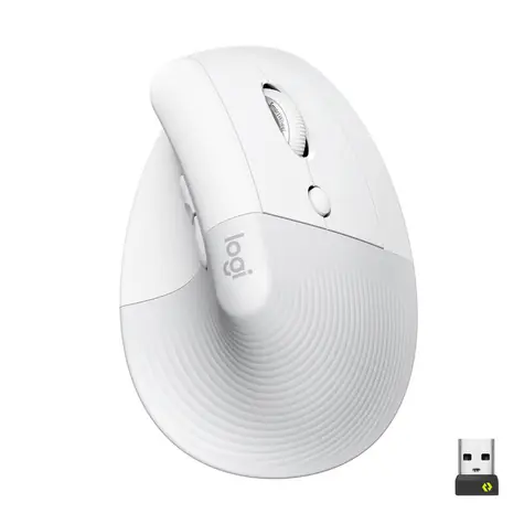 Logitech Lift Vertical Ergonomische Maus für Unternehmen hellgrau / Ergonomische Maus / USB / nur für Rechtshänder