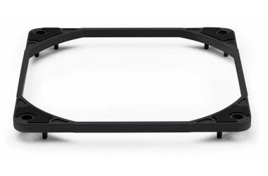 Noctua NA-IS1-12 Sx2 CH.BK 2x Einlassseitige Abstandshalter / Antivibrationsrahmen / 2 Stück / für Noctua -Lüfter 120x25mm